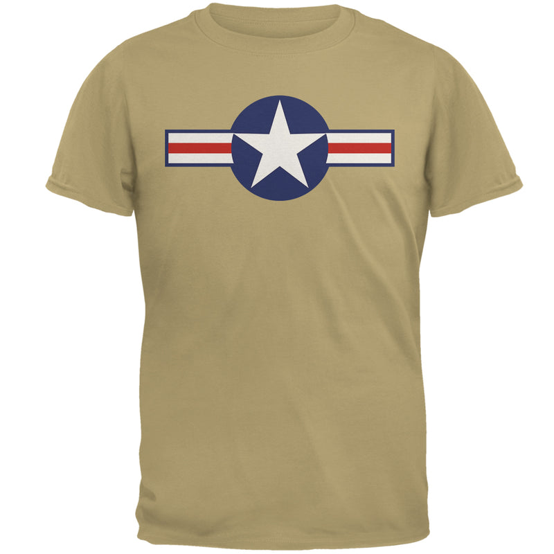 WWII Army Air Force Insignia Mens T Shirt Men's T-Shirts global 2XL Tan 