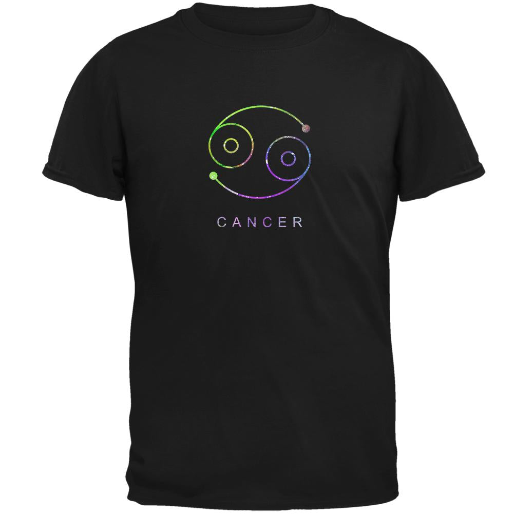 Sacred Zodiac Cancer Mens T Shirt Men's T-Shirts Old Glory 2XL Black 