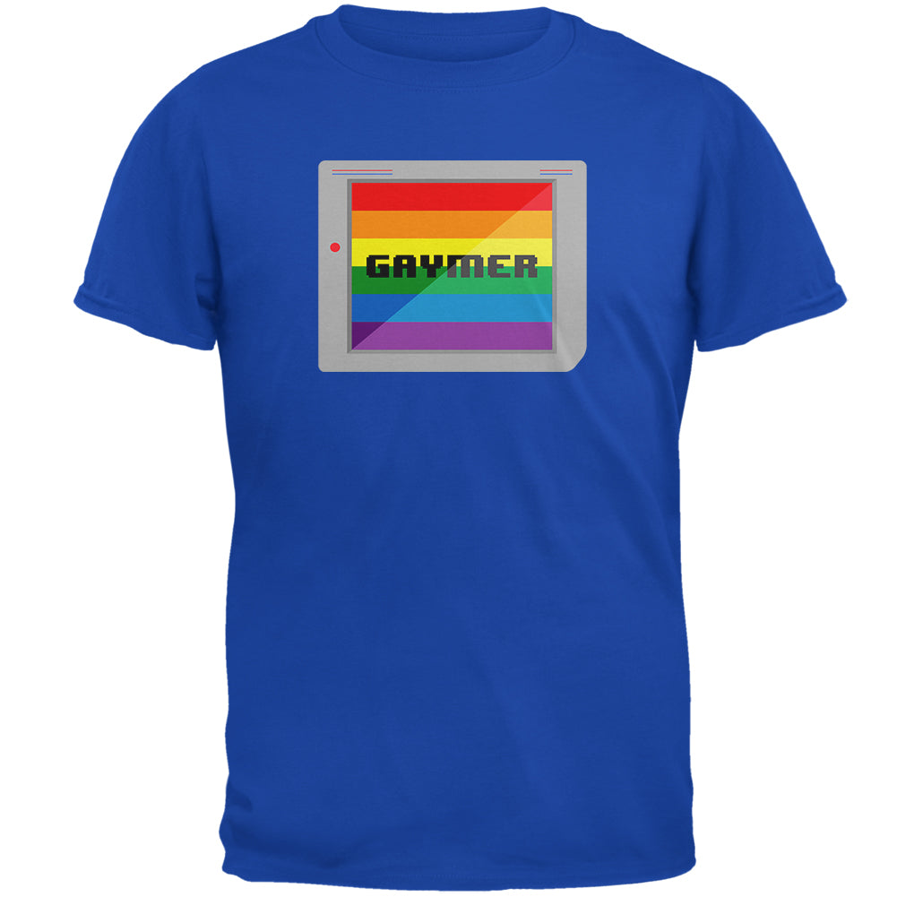 LGBT Halloween Handheld Gamer Gaymer Costume Mens T Shirt Men's T-Shirts LGBT 2XL Royal 