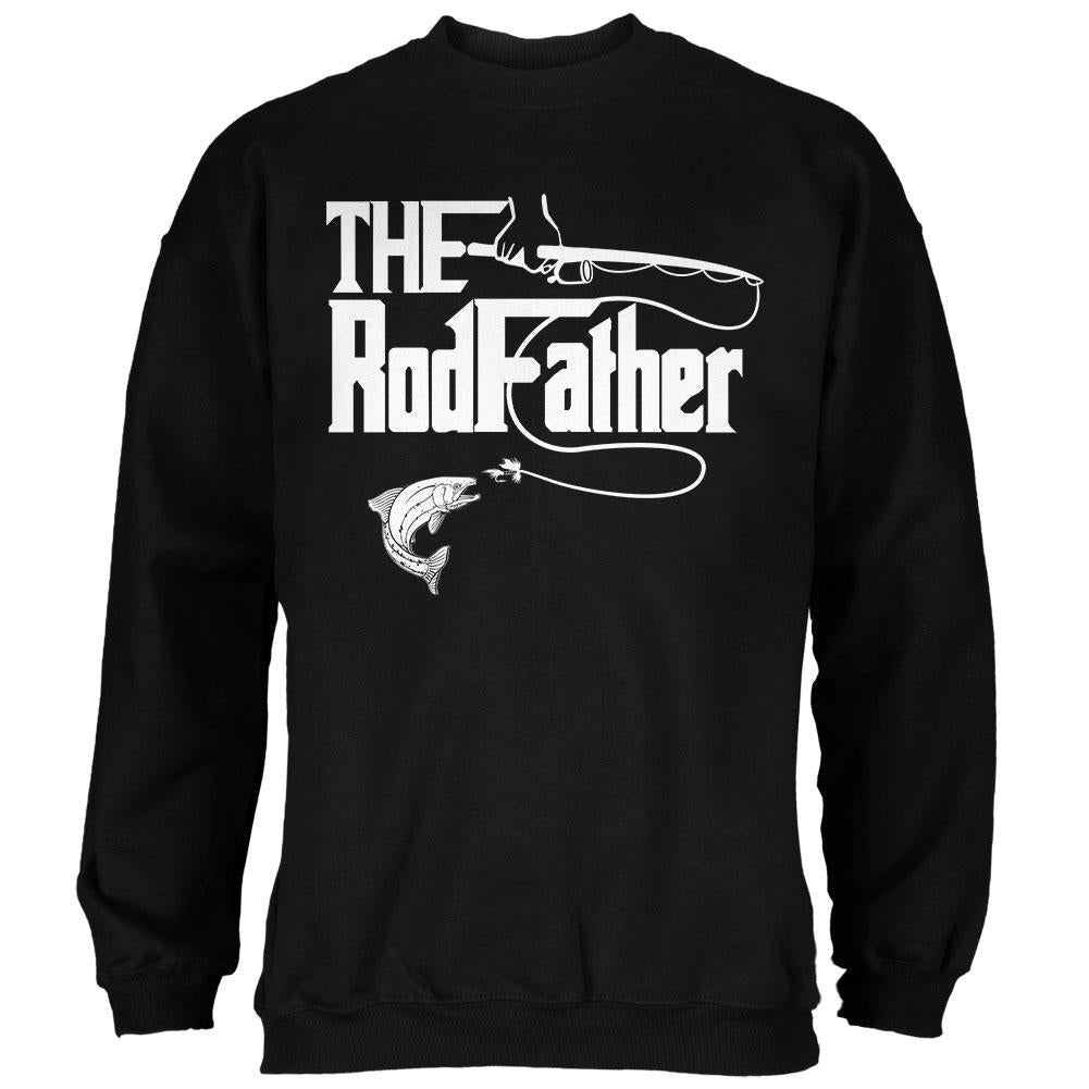 Father's Day Rod Father Fishing Mens Sweatshirt Men's Sweatshirts Old Glory 2XL Black 