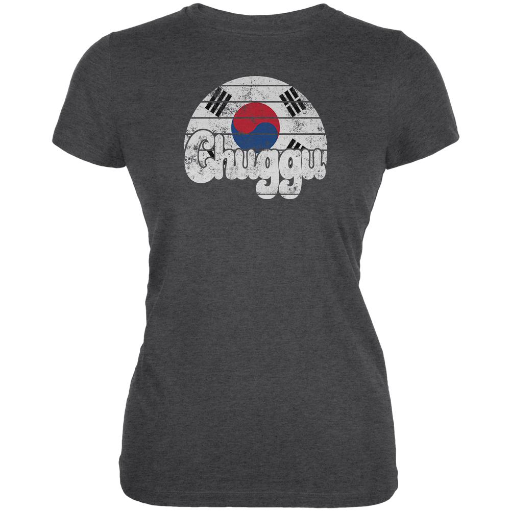 World Cup South Korea Chuggu Football Soccer Juniors Soft T Shirt Juniors T-Shirts Old Glory 2XL Black 