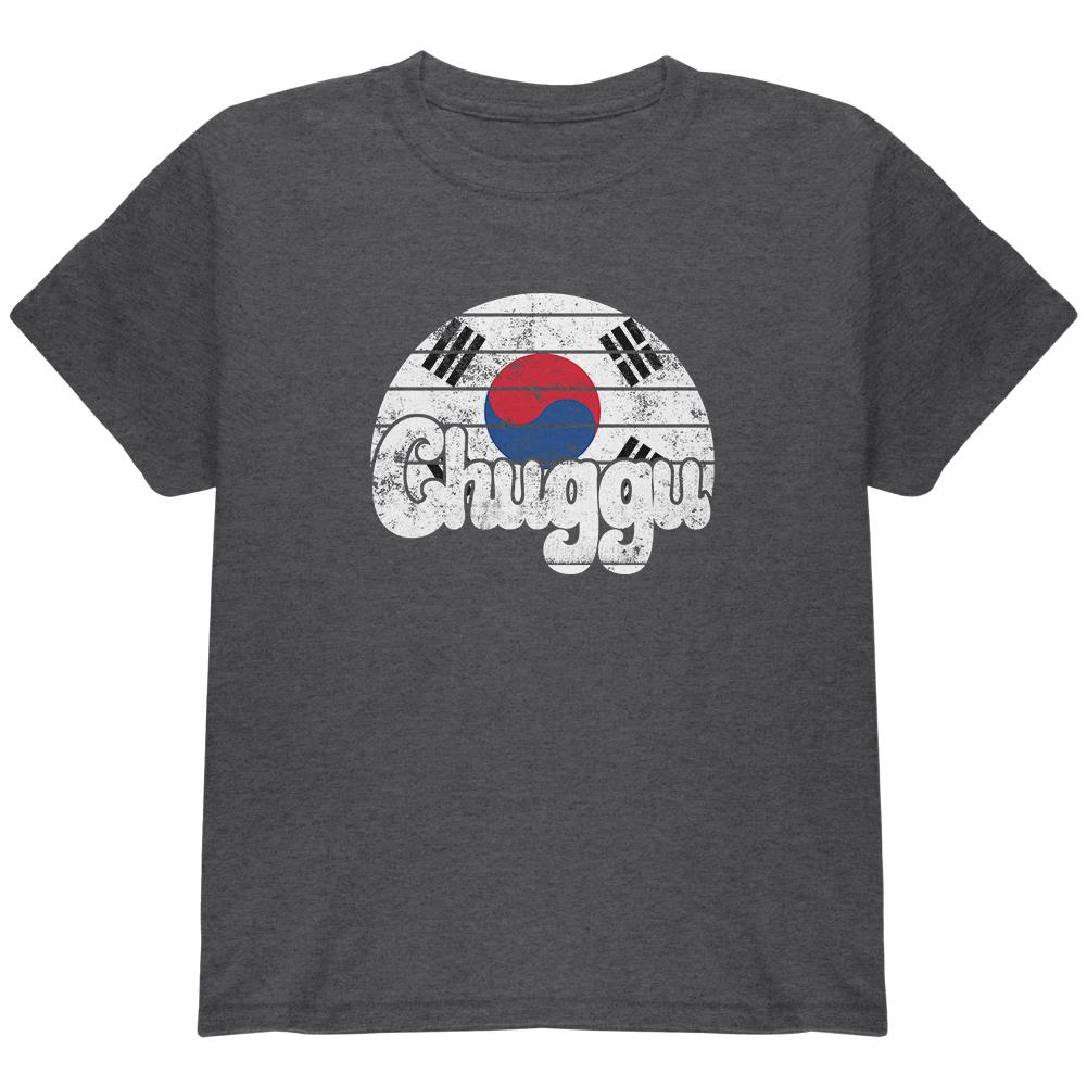 World Cup South Korea Chuggu Football Soccer Youth T Shirt Youth T-Shirts Old Glory LG Grey 