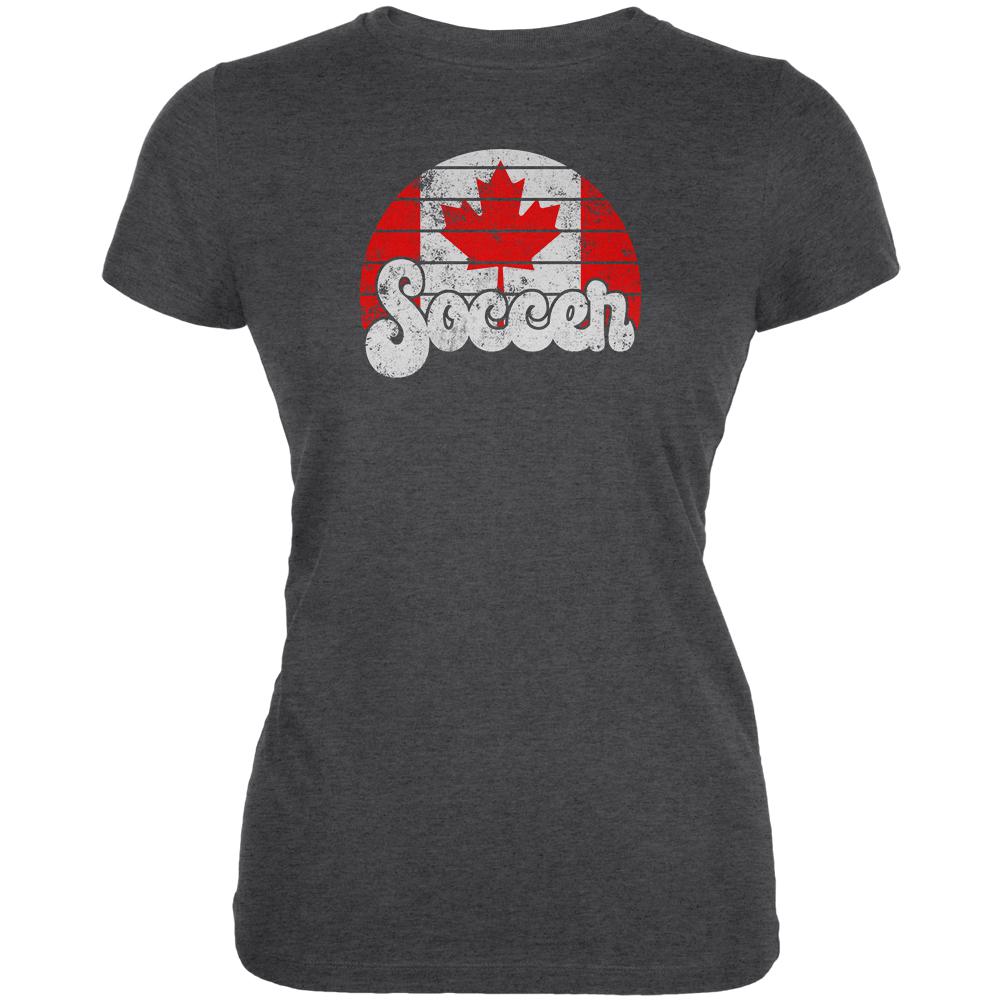 World Cup Canada Football Soccer Juniors Soft T Shirt Juniors T-Shirts Old Glory 2XL Black 