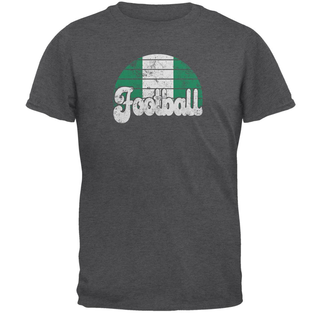 World Cup Nigeria Football Soccer Mens T Shirt Men's T-Shirts Old Glory 2XL Grey 