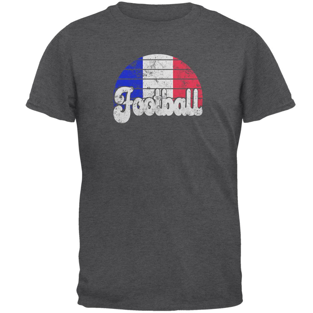 World Cup France Football Soccer Mens T Shirt Men's T-Shirts Old Glory 2XL Grey 