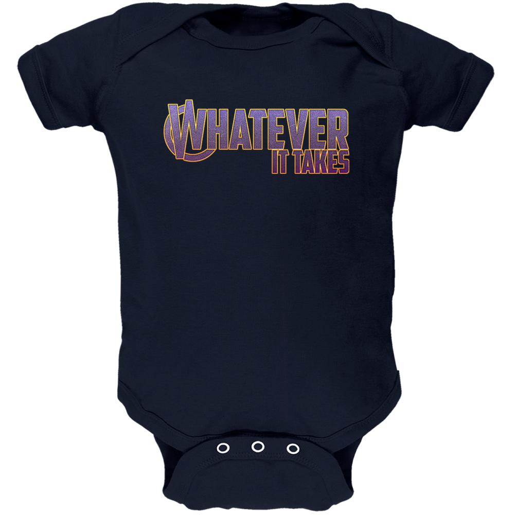 Whatever It Takes Soft Baby One Piece Baby One Piece Old Glory 0-3M Navy 