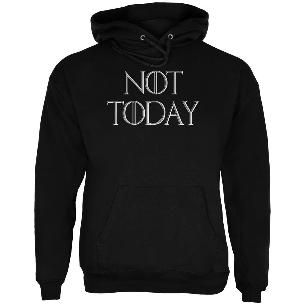 Not Today Procrastinate Death Mens Hoodie Men's Hoodies Old Glory 2XL Black 