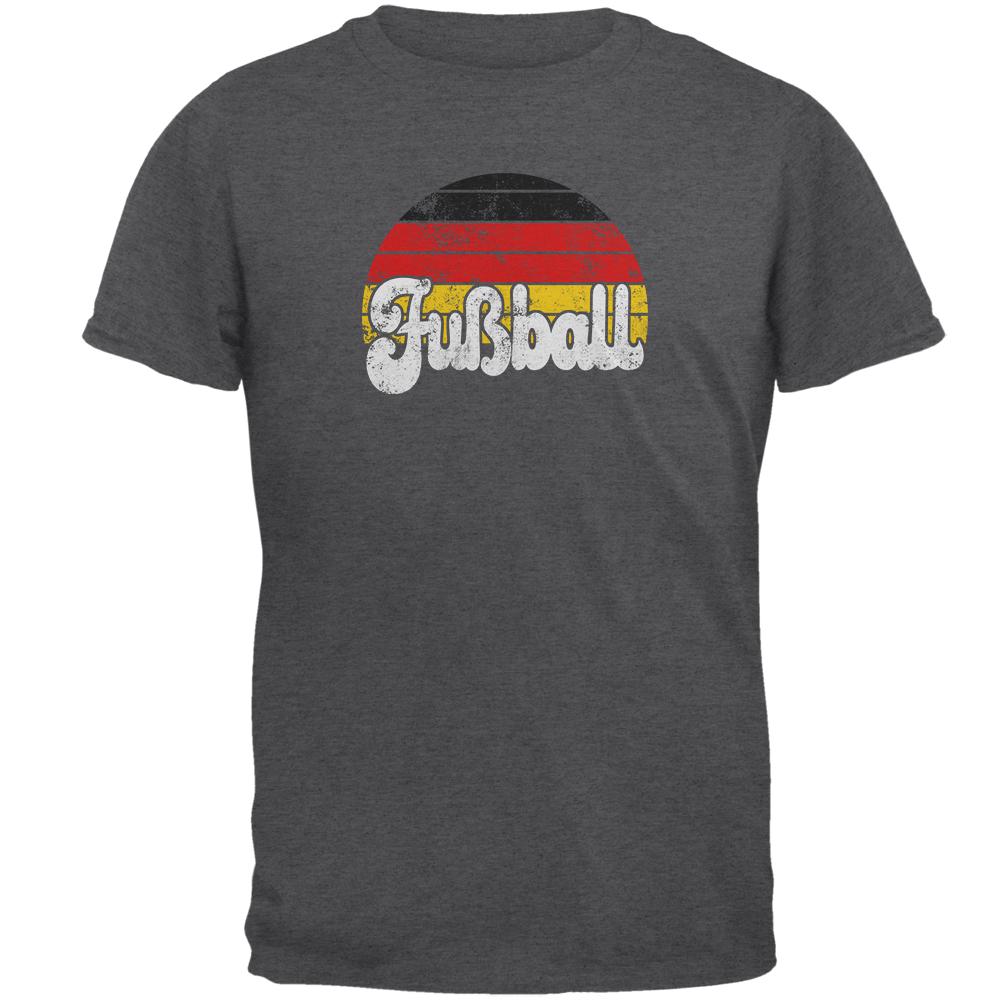 World Cup Germany Fussball Football Soccer Mens T Shirt Men's T-Shirts Old Glory 2XL Grey 