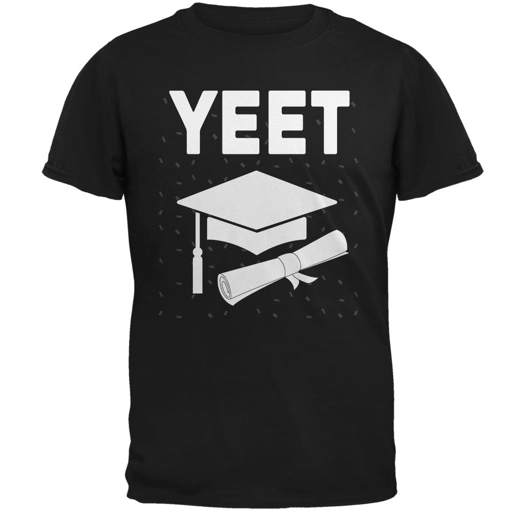 I Graduated Yeet Graduation Mens T Shirt Men's T-Shirts Old Glory 2XL Black 