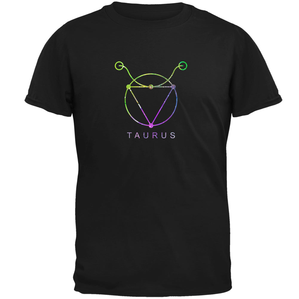 Sacred Zodiac Taurus Mens T Shirt Men's T-Shirts global 2XL Black 