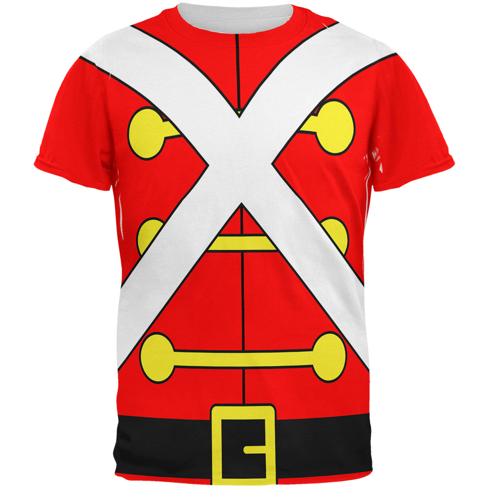 Christmas Toy Soldier Costume All Over Mens T Shirt Men's T-Shirts Old Glory 2XL Multicolored 