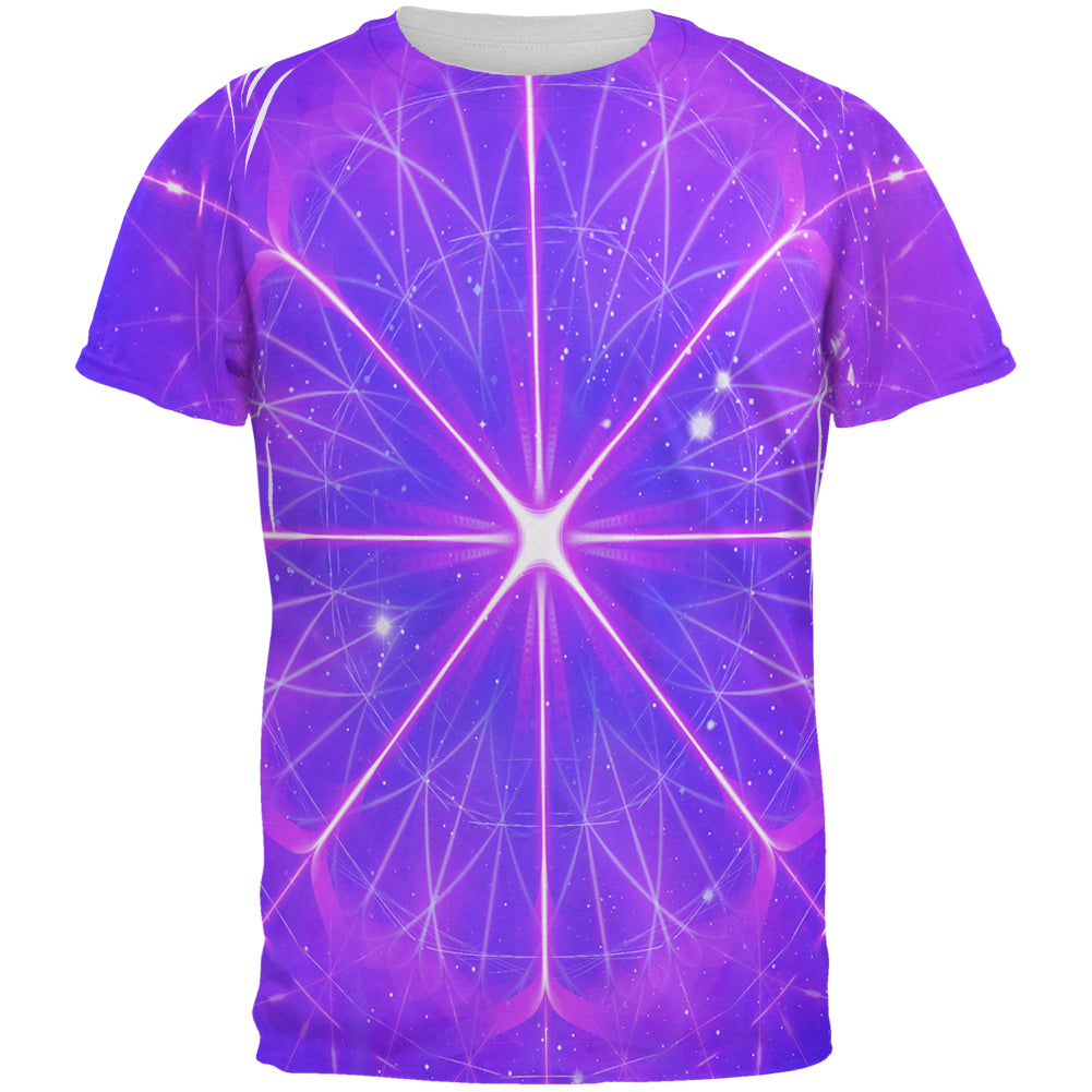 Celestial Gateway Fractal Mandala All Over Mens T Shirt Men's T-Shirts global 2XL Multi 