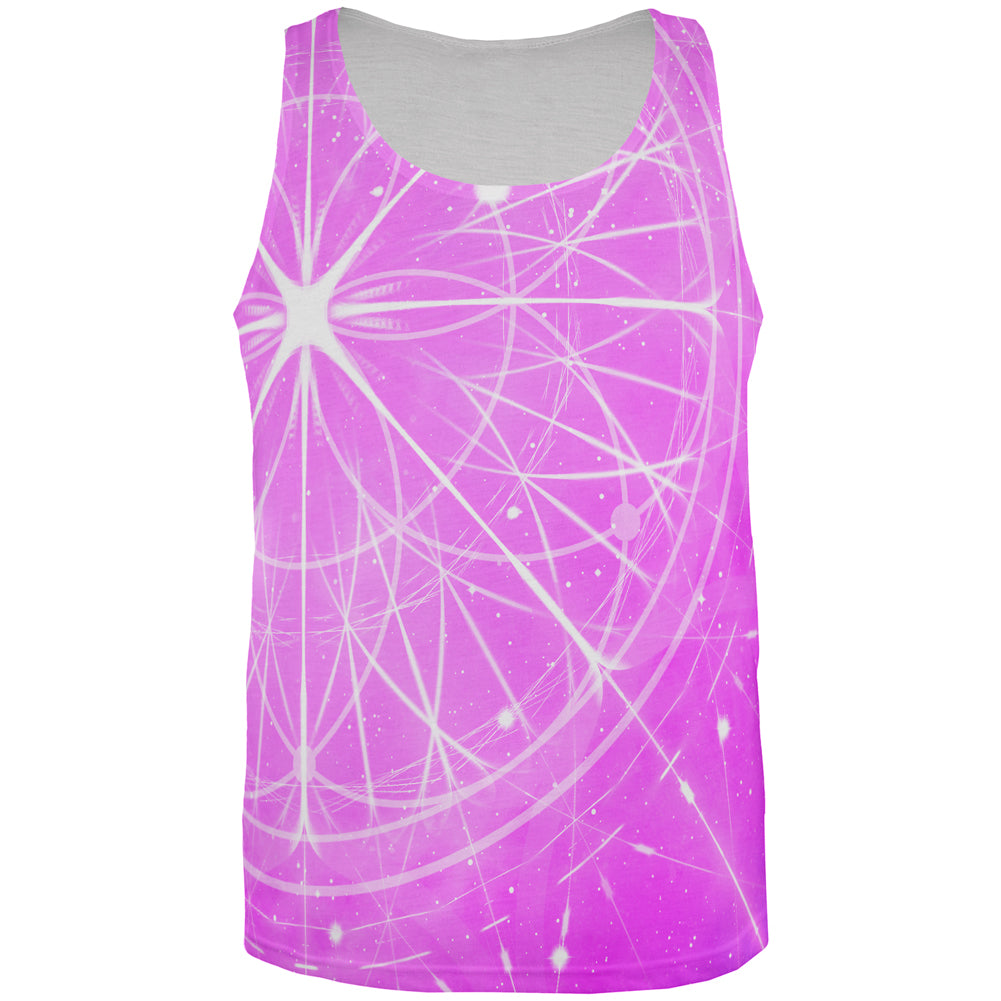 Seed of Life Celestial Mandala All Over Mens Tank Top Men's T-Shirts global 2XL Multi 