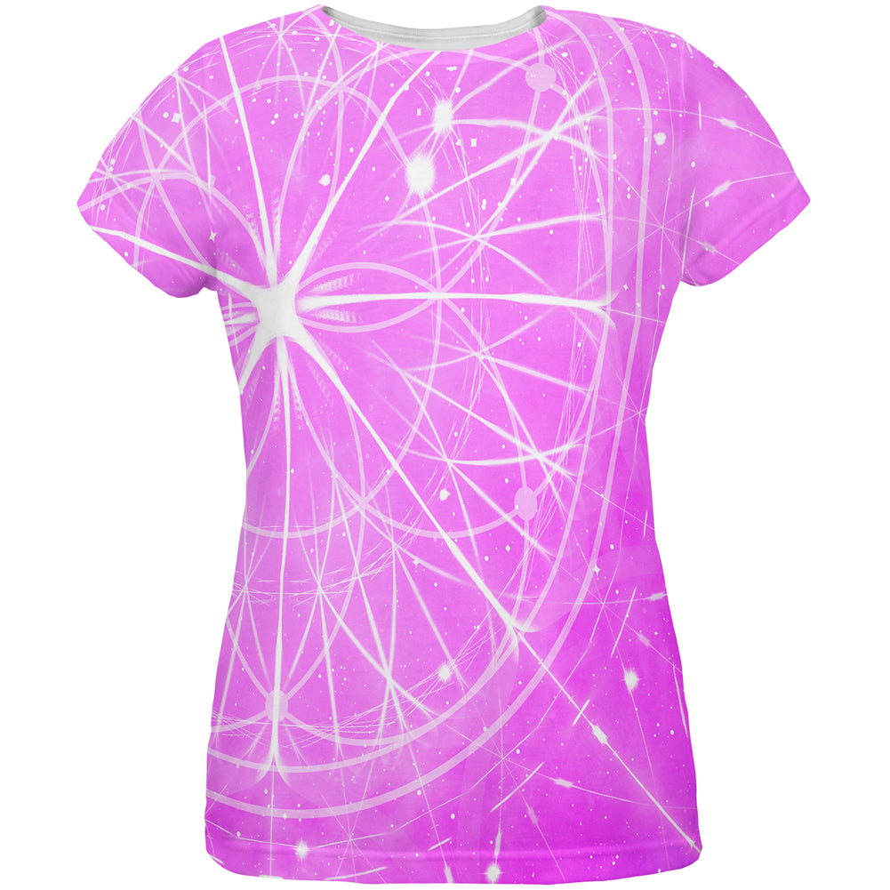 Seed of Life Celestial Mandala All Over Womens T Shirt Women's T-Shirts global LG Multi 