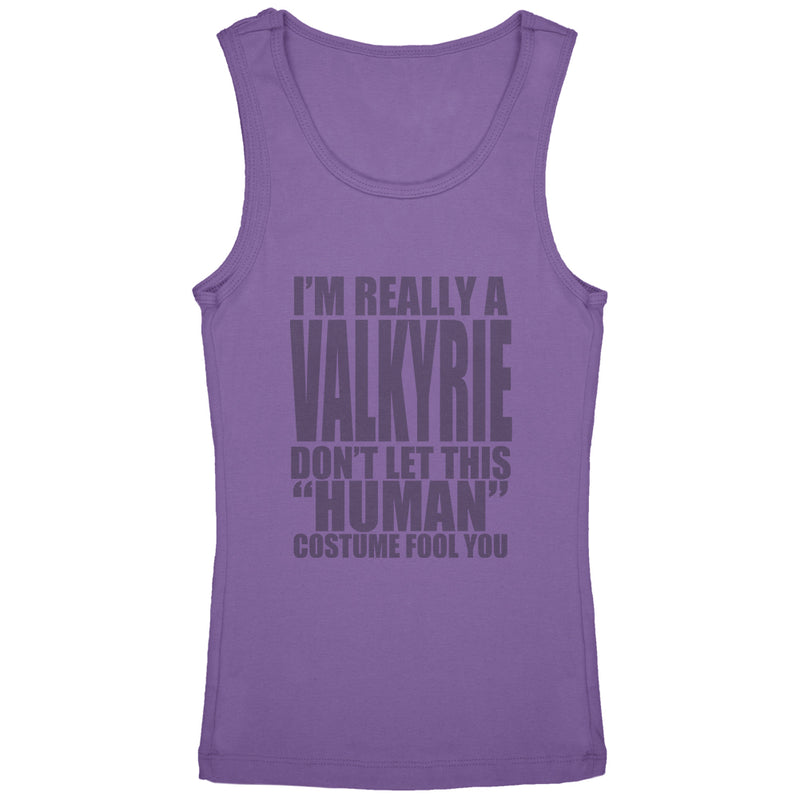 Halloween Human Valkyrie Costume Youth Girls Tank Top Youth Tank Tops Old Glory YLG Lavender 