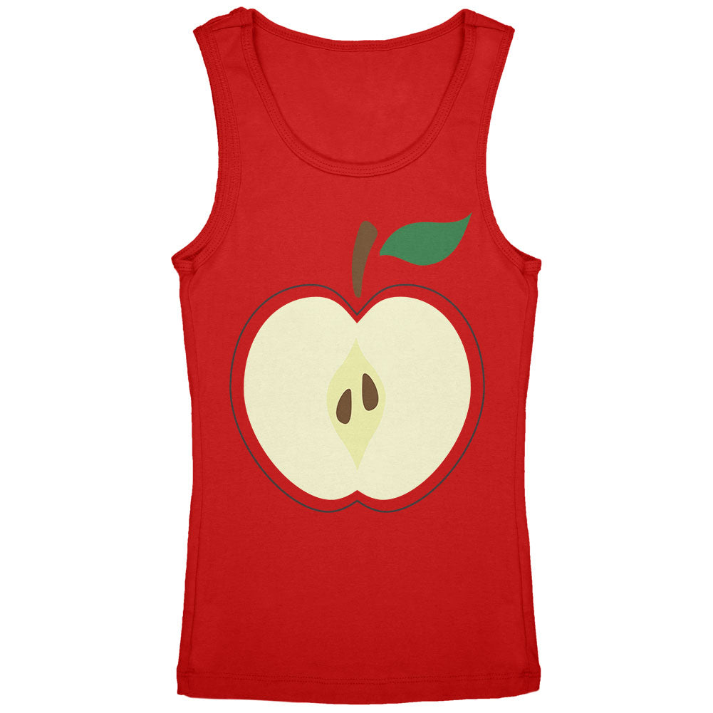 Halloween Apple Slice Costume Youth Girls Tank Top Youth Tank Tops Old Glory YLG Red 