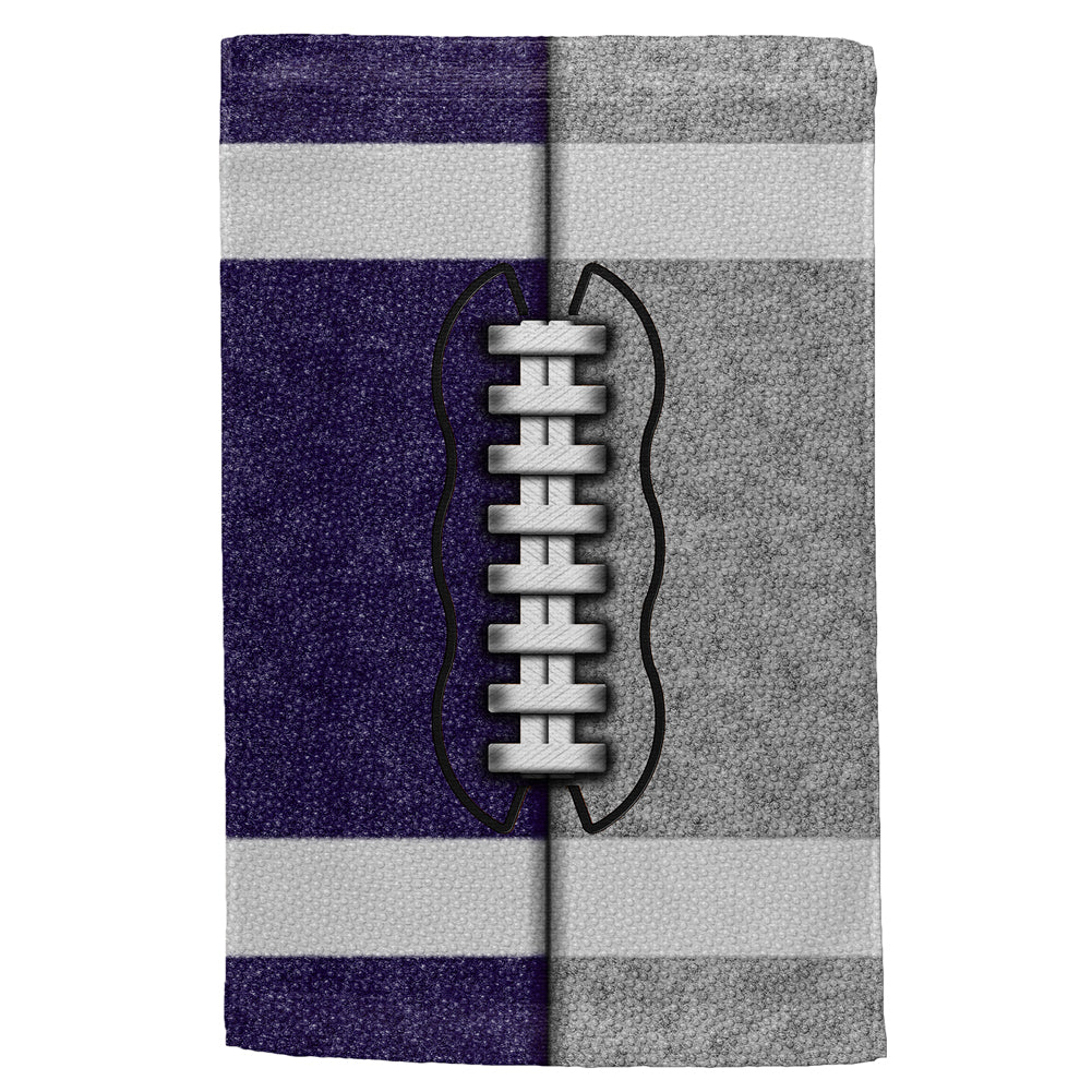 Fantasy Football Team Navy and Grey All Over Sport Towel Sports Towels Old Glory OS Multi 