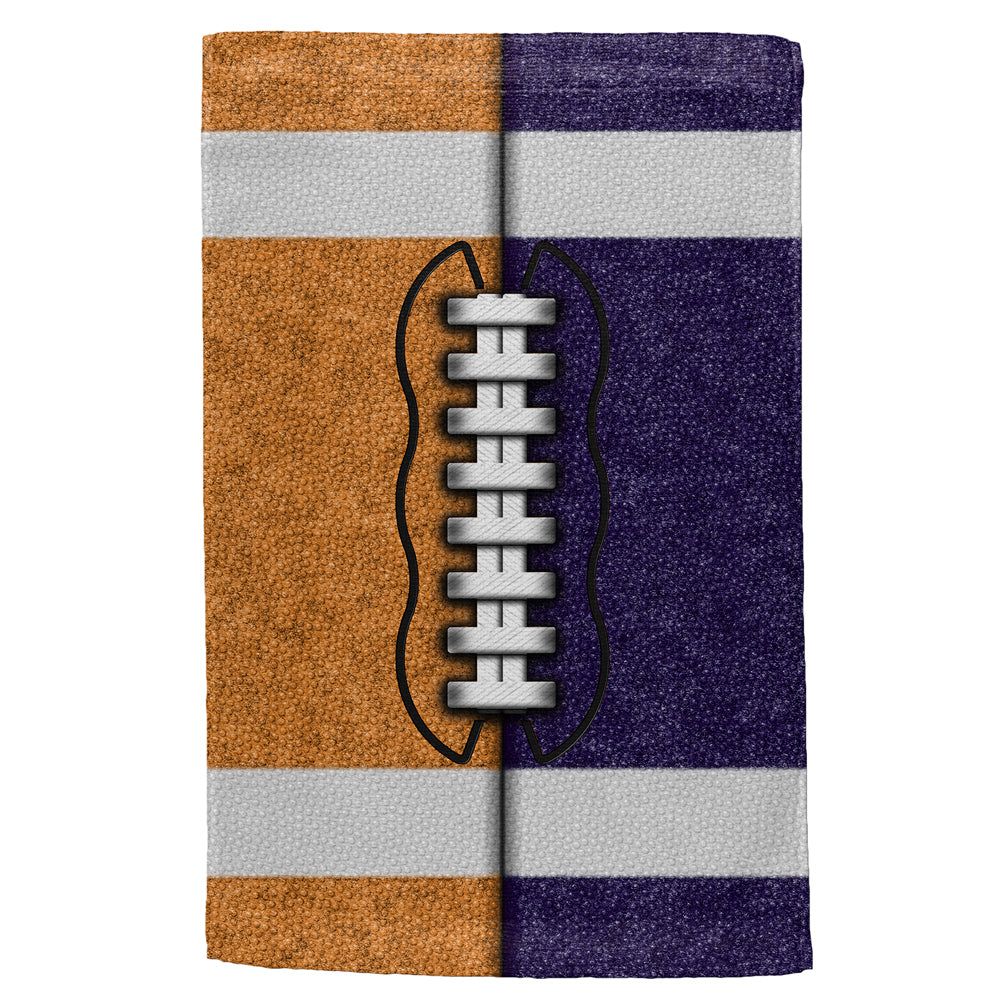 Fantasy Football Team Orange and Navy All Over Sport Towel Sports Towels Old Glory OS Multi 