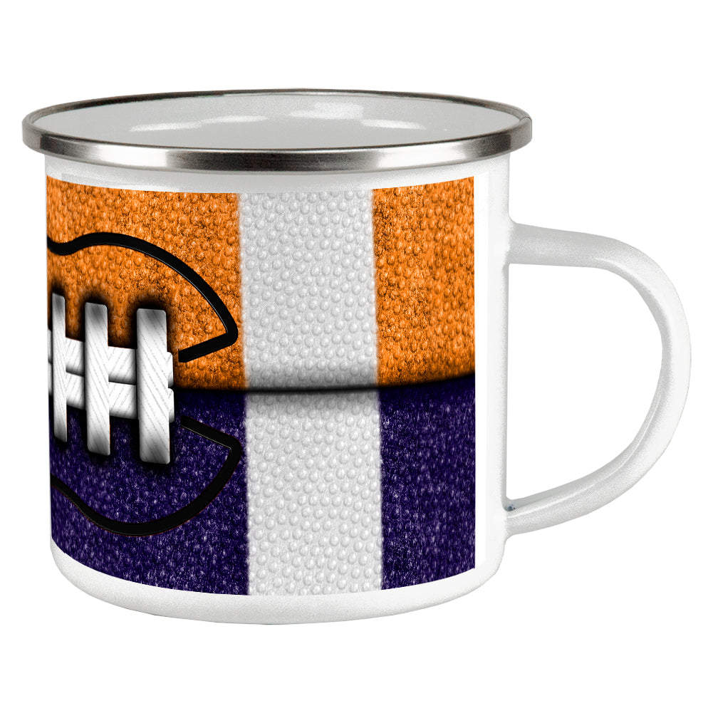 Fantasy Football Team Orange and Navy Camp Cup Coffee Mugs Old Glory OS Multi 