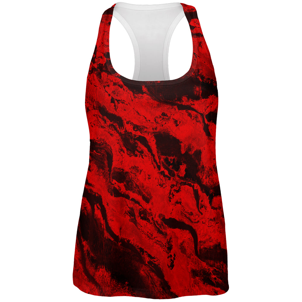 Halloween Gore Rivers of Blood All Over Womens Work Out Tank Top Women's Tank Tops Old Glory 2XL Multi 