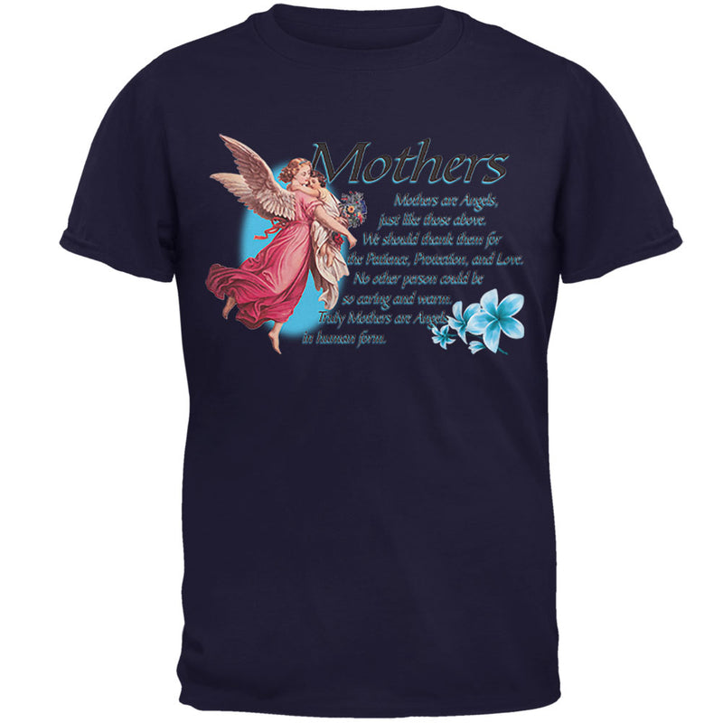 Mother Angel Mens T Shirt Men's T-Shirts Old Glory 2XL Navy 