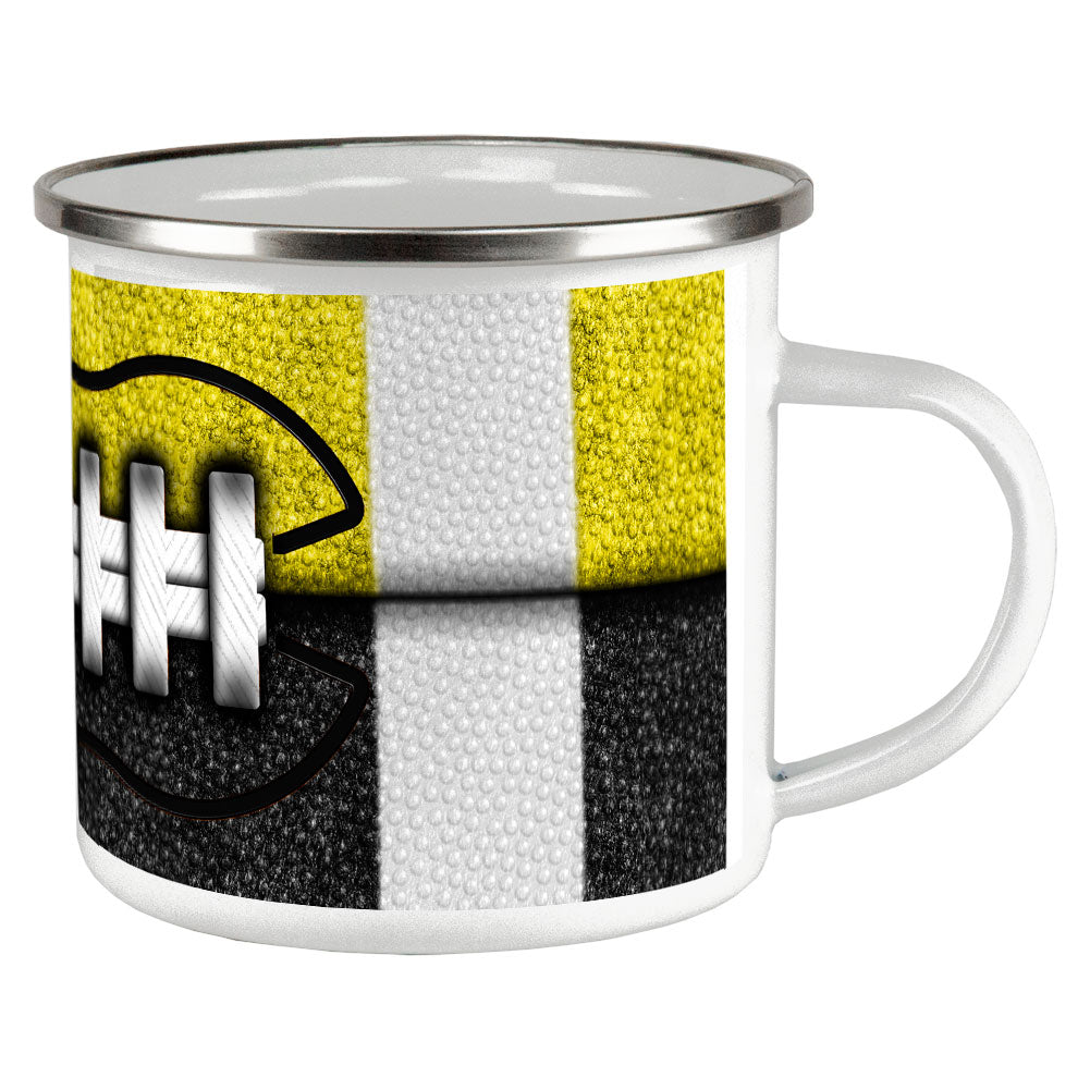 Fantasy Football Team Yellow and Black Camp Cup Coffee Mugs Old Glory OS Multi 