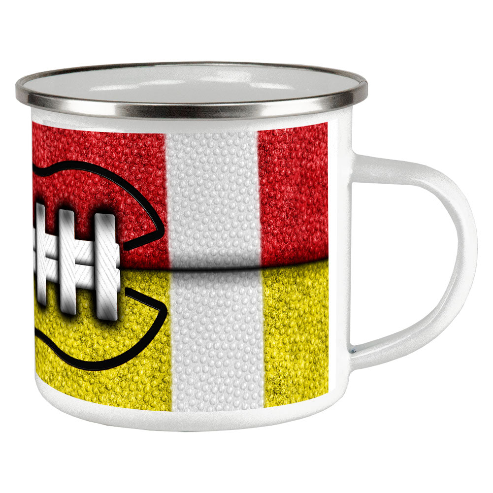 Fantasy Football Team Red and Yellow Camp Cup Mugs Old Glory OS Multi 