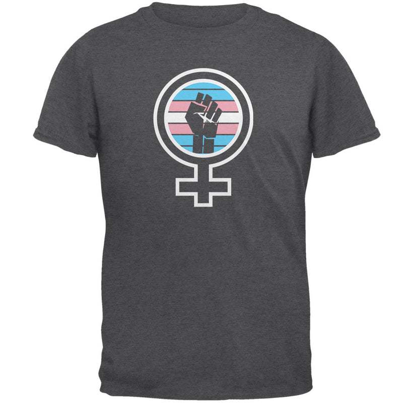 Feminist Raised First 70's Retro Sun Trans Flag Mens T Shirt Men's T-Shirts Old Glory 2XL Dark Heather 