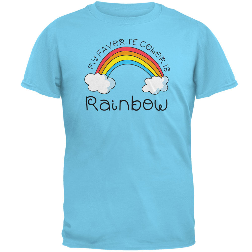 Rainbow is my Favorite Color Mens T Shirt Men's T-Shirts LGBT 2XL Sky 