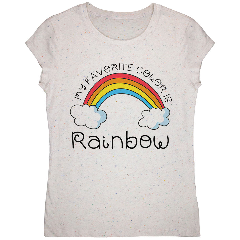 Rainbow is my Favorite Color Youth Girls T Shirt Youth T-Shirts LGBT YLG Birthday Cake 