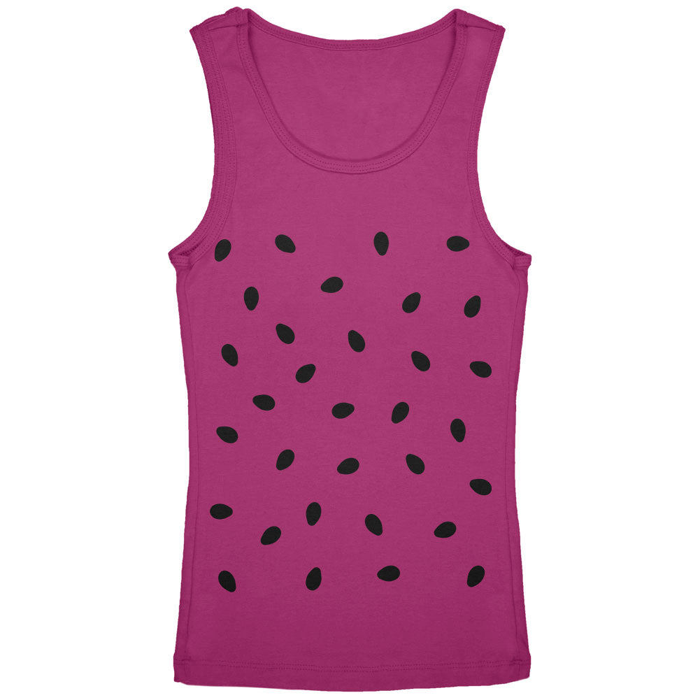 Halloween Watermelon Costume Youth Girls Tank Top Youth Tank Tops Old Glory YLG Bright Berry 