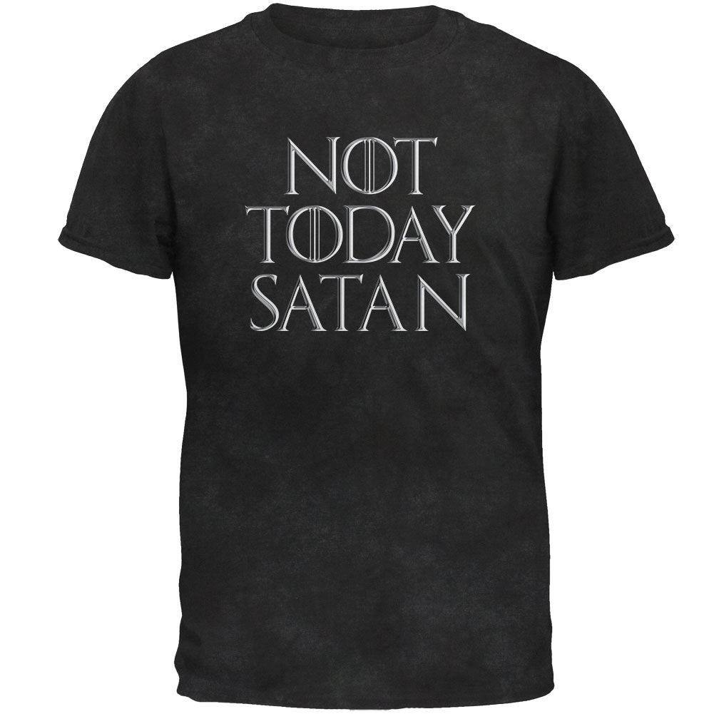 Not Today Satan Christian Mens T Shirt Men's T-Shirts Old Glory 2XL Black 