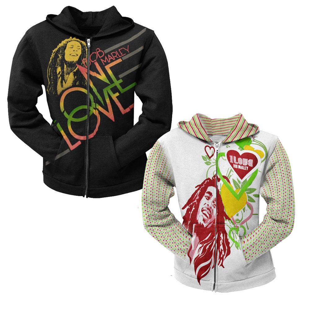 Bob Marley - Love 2 Piece Juniors Hoodie Combo Gift Pack Juniors Hoodies Bob Marley SM