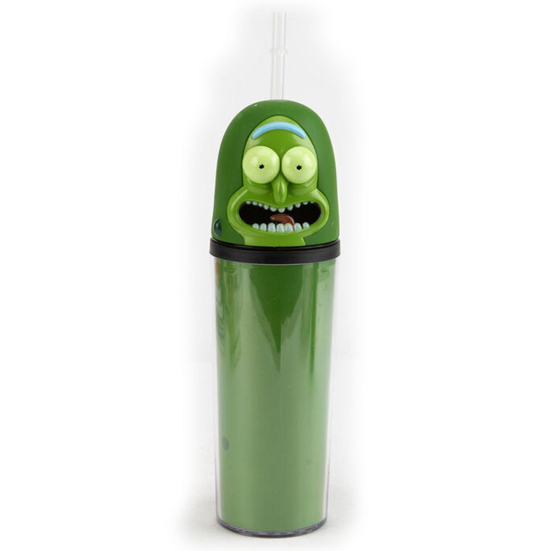 Rick and Morty - Pickle Rick Head Molded Carnival Cup Travel Mugs Rick and Morty   