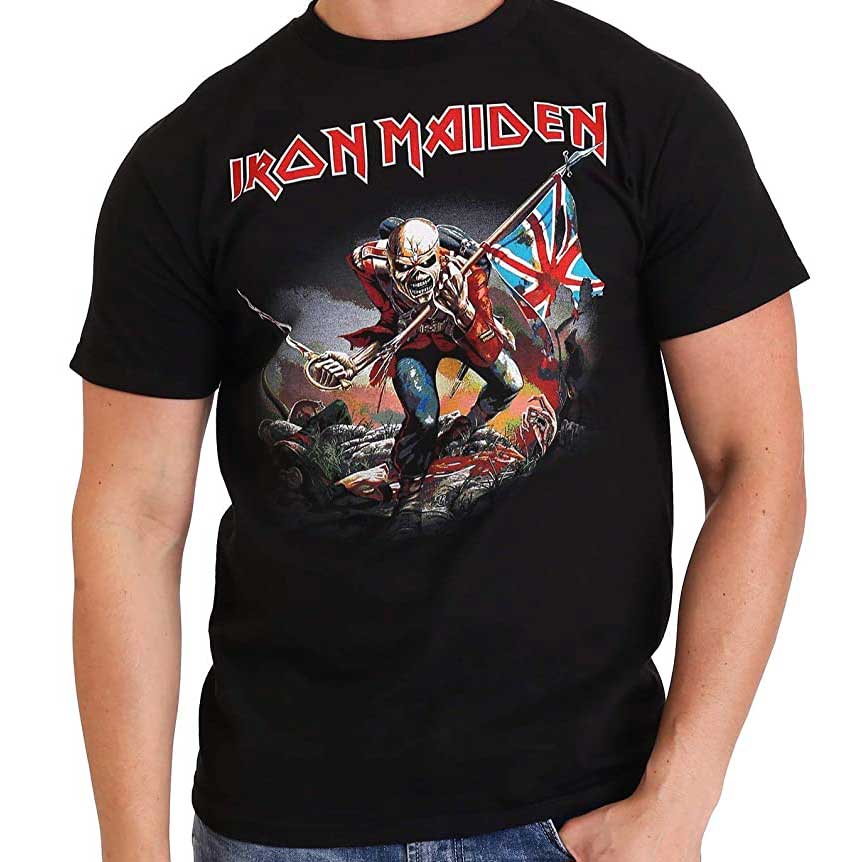 Iron Maiden - The Trooper Mens T Shirt Men's T-Shirts Old Glory   