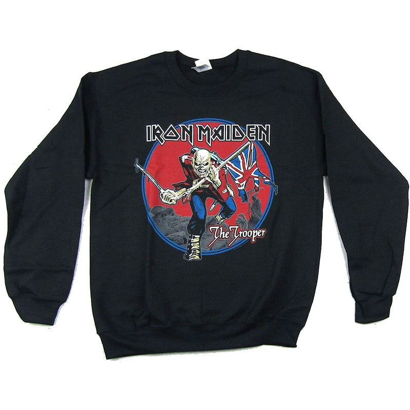 Iron Maiden - Trooper Red Sky Mens Sweatshirt Men's T-Shirts Old Glory   