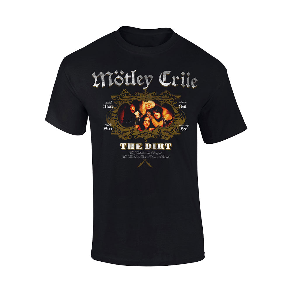 Motley Crue - The Dirt Mens T Shirt Men's T-Shirts Old Glory Black MD 