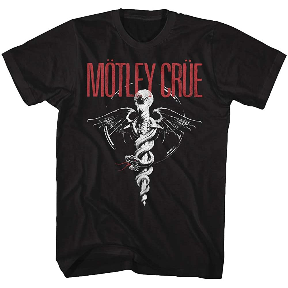 Motley Crue - Dr Feelgood Mens T Shirt Men's T-Shirts Old Glory Black MD 