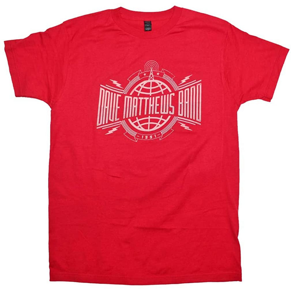 Dave Matthews - Radio Tower Mens T Shirt Men's T-Shirts Old Glory Red MD 