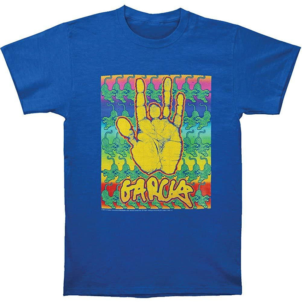 Jerry Garcia - Blotter Mens T Shirt Men's T-Shirts Old Glory Royal MD 