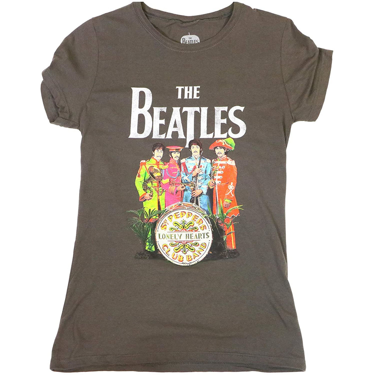 The Beatles - Sgt Peppers Womens T Shirt Men's T-Shirts Old Glory Charcoal SM5 