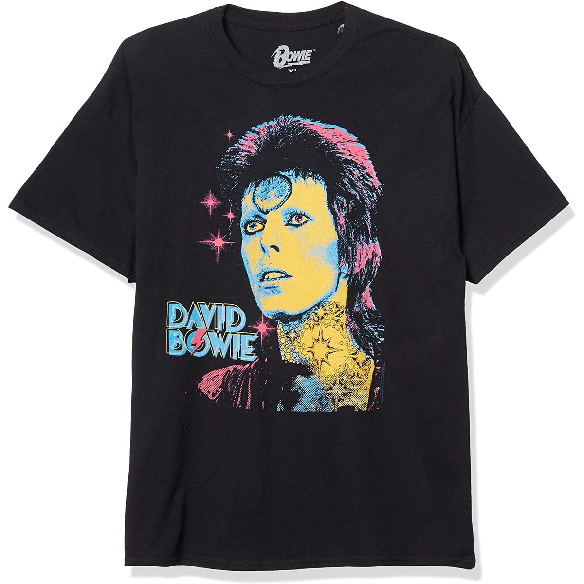 David Bowie - Ziggy Mens T Shirt Men's T-Shirts Old Glory Black MD 