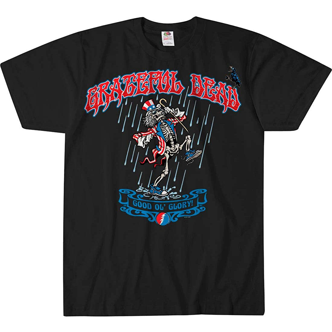 Grateful Dead - Good Ol Glory Mens T Shirt Men's T-Shirts Old Glory Black MD 