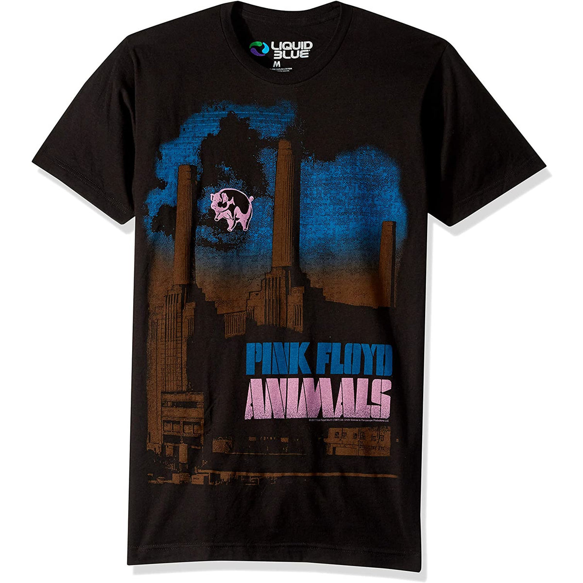 Pink Floyd Animals Pig Stain Mens T Shirt Men's T-Shirts Old Glory MD  