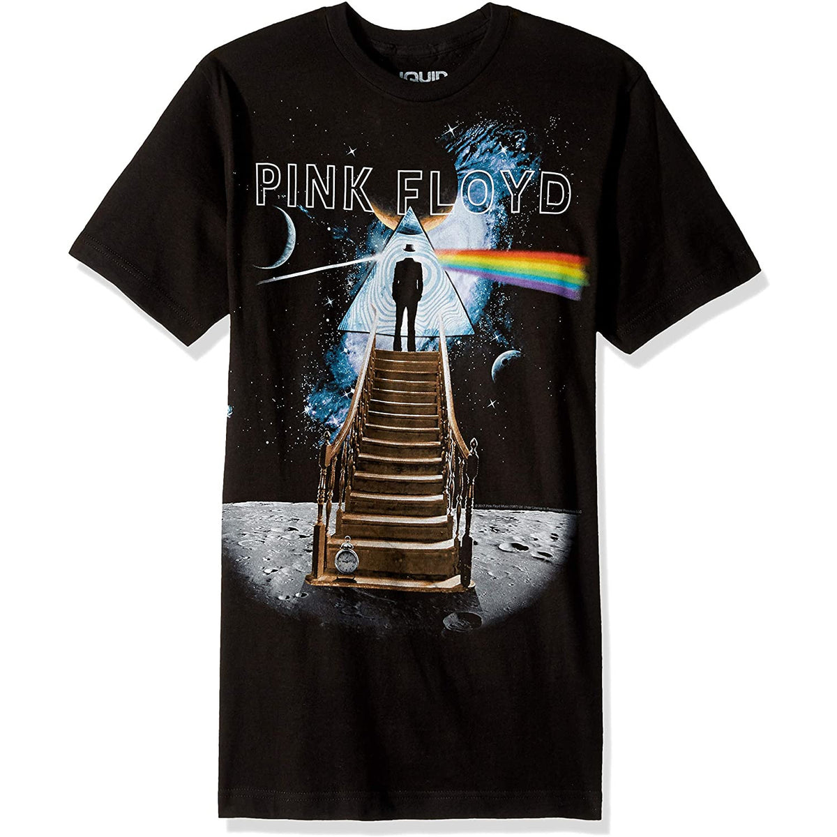 Pink Floyd Stairway to the Moon Mens T Shirt Men's T-Shirts Old Glory MD  