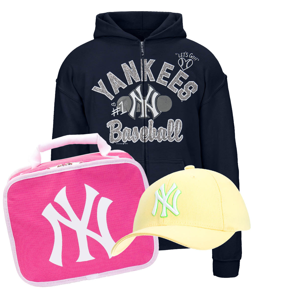 New York Yankees Youth Girls Gift Pack Youth Hoodies OldGlory.com 10  