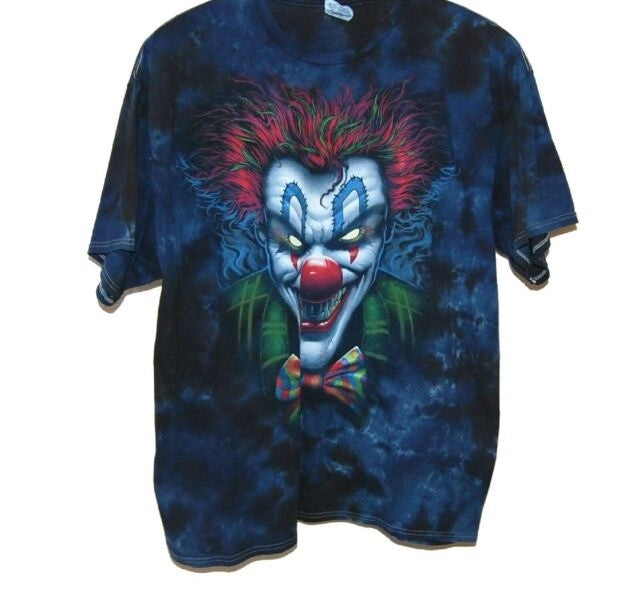 Bow Tie Clown Tie Dye Mens T Shirt Men's T-Shirts OldGlory.com SM  