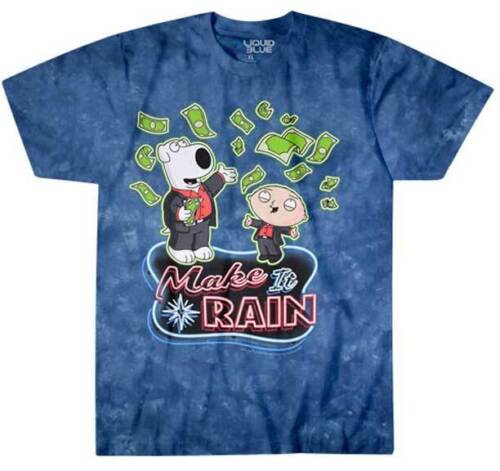 Family Guy - Make it Rain Tie Dye Mens T Shirt Men's T-Shirts OldGlory.com SM  