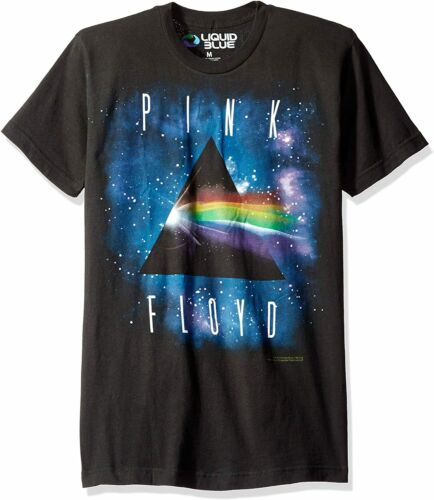 Pink Floyd - Dark Side Space Black Adult Unisex Graphic Tee Men's T-Shirts OldGlory.com SM  