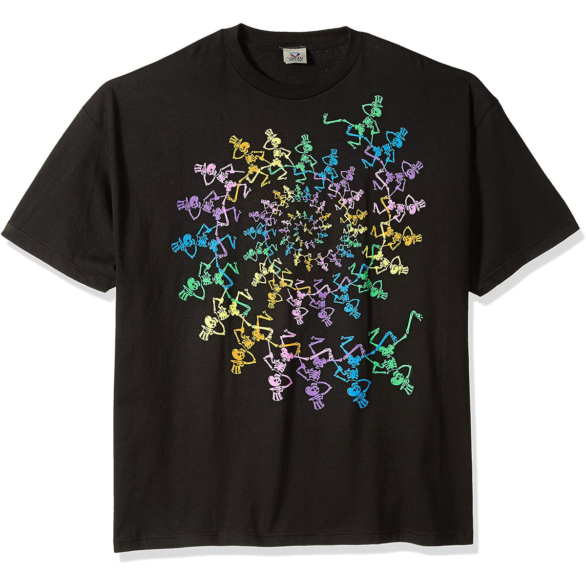 Grateful Dead - Spiral Skeletons Mens T Shirt Men's T-Shirts Grateful Dead